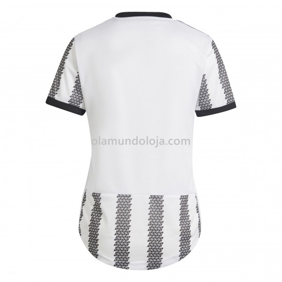 Camisola Juventus Mulher Equipamento Primeiro 2022-2023 Manga Corta